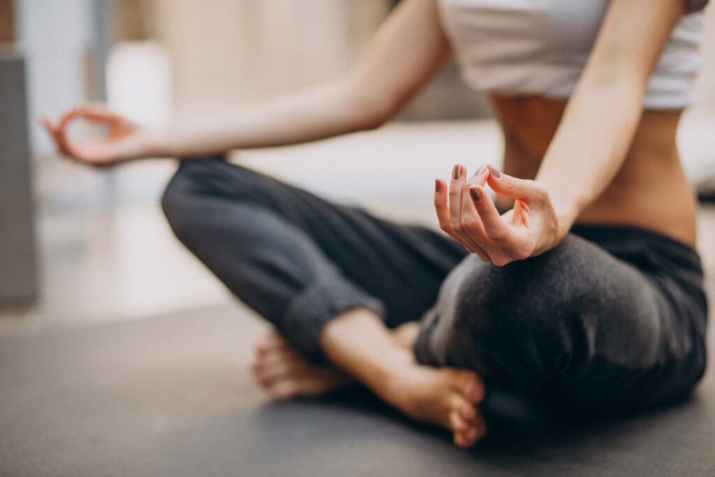 Yoga ajuda na ansiedade.